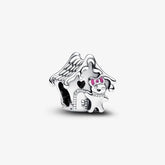 Gem Color: Ochre - Pure Silver 925 Christmas Charm Fit DIY Pandora Bracelet Christmas Gift