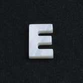 Color: GRAY - Trend DIY Handmade Vertical Capital Letter Pendant Beads Jewelry Making Accessories Necklace Bracelet Letras Materiales