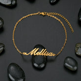Metal Color: Black Zinc Plated, Length: 18cm, Main Stone Color: Silver - Atoztide Personalized Custom Name Bracelet for Women Men Stainless Steel 10mm Cuban Chain Nameplate Handmade Bangle Jewelry Gift