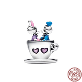 Color: Neon - New Charm plata de ley 925 Silver Disney Star Warsries Mandalorian Helmet Charm Bead Fit Original brand bracelet Birthday Gift