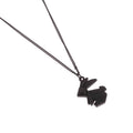 Color: Black - Three-dimensional origami necklace
