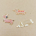Color: Hat Dachshund, Quantity: 10PC - Dachshund pet pendant accessories