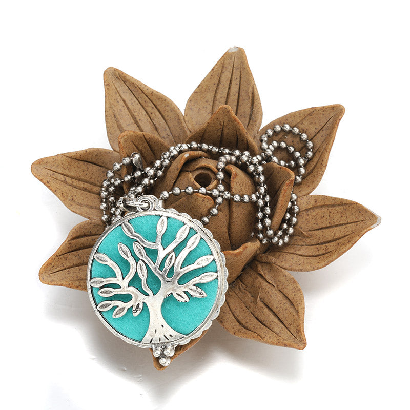 Style: 3 - Hollow Owl and Tree DIY Aromatherapy Essential Oil Necklace