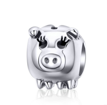 Color: Pig - Cute animal beaded bracelet accessories