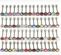 quantity: 10 packs - 30 different models of grease tongue nail set stainless steel tongue nail rod tongue nail body puncture