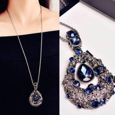 style: 10 - Japan and South Korea long winter sweater chain necklace female fashion jewelry pendant all-match dress factory direct supply