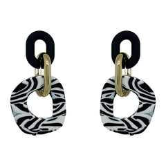 European And American Atmospheric Silver Needle Hypoallergenic Exaggerated Earrings