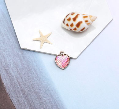 Style: 19 - Alloy Drop Oil Marine Series Pendant Handmade Material Pack Ear Stud Earrings Ear clip Ear Accessories DIY Accessories