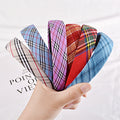 Color: Green, Quantity: Q3pcs - Floral Fine Hair Band Set Fabric Printing  Headband
