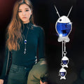 style: 12 - Japan and South Korea long winter sweater chain necklace female fashion jewelry pendant all-match dress factory direct supply