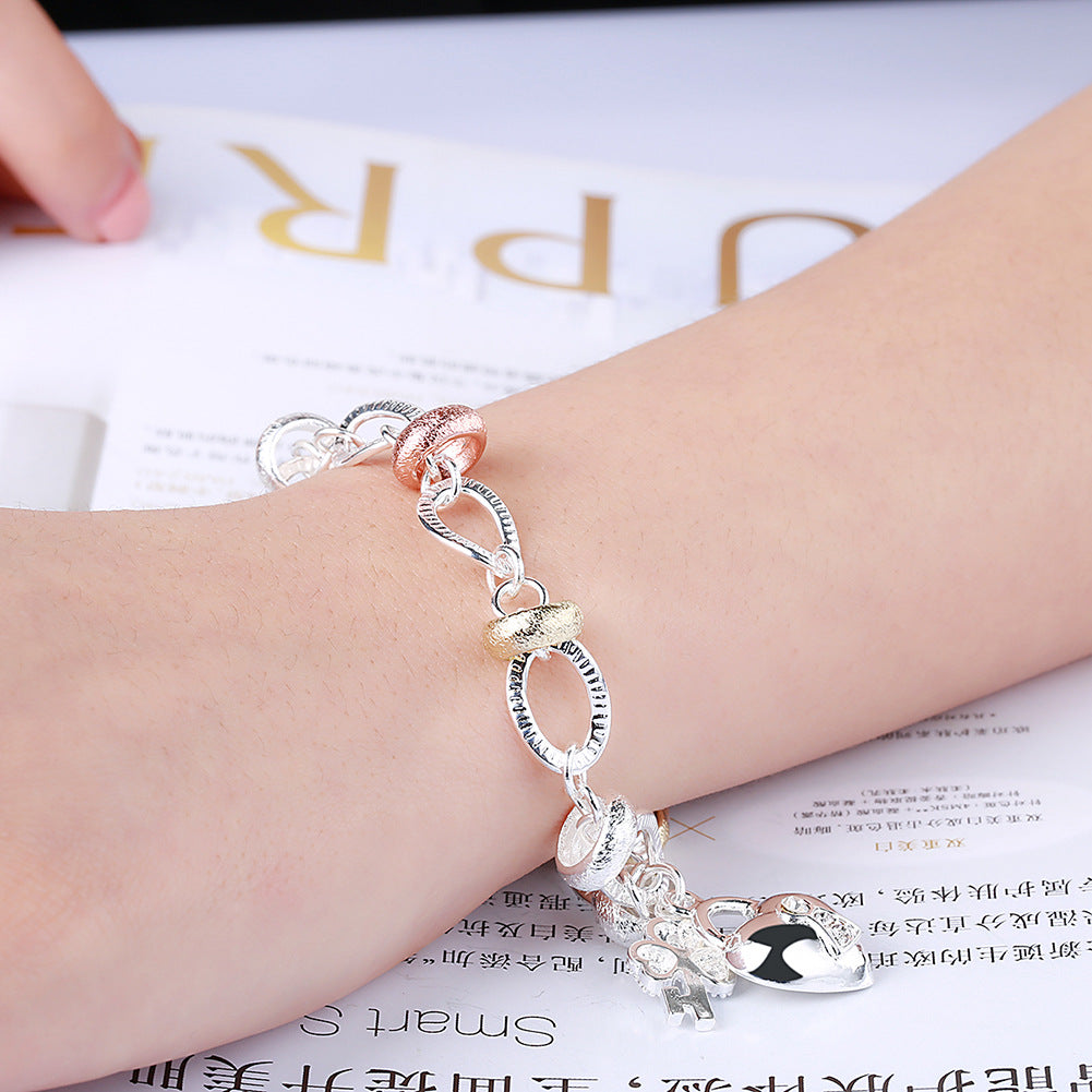 Heart Pendant Flower Bracelet 2020 New Temperament Bracelet