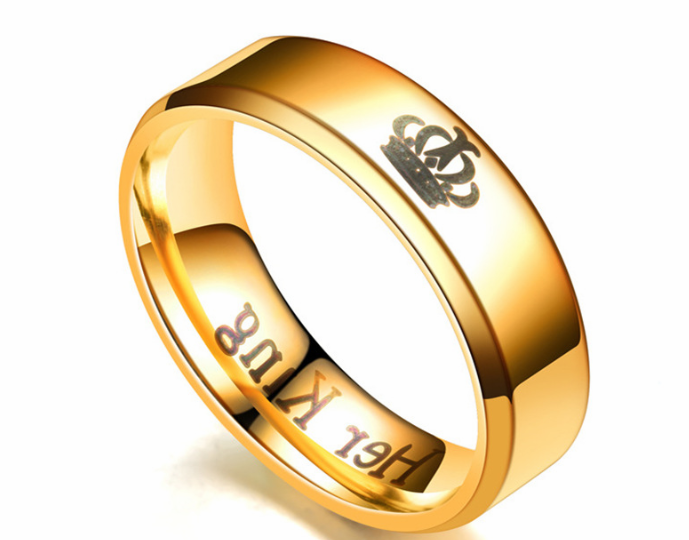 Color: BlackKing, Size: 9 - Ring - Her King and His Queen