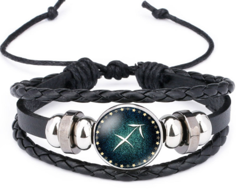 constellation: Sagittarius glowing - Twelve constellations time gem bracelet