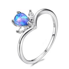 Color: Silver, Size: 9number - Exquisite and simple ring