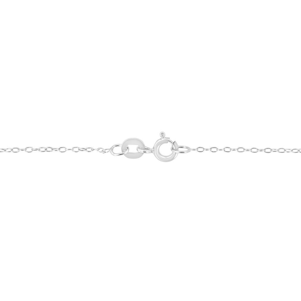 10K White Gold 1/4 Cttw Round Brilliant Cut Lab Grown Pink Diamond 4-Prong Solitaire Pendant Necklace (Pink Color, VS2-SI1 Clarity) 18"