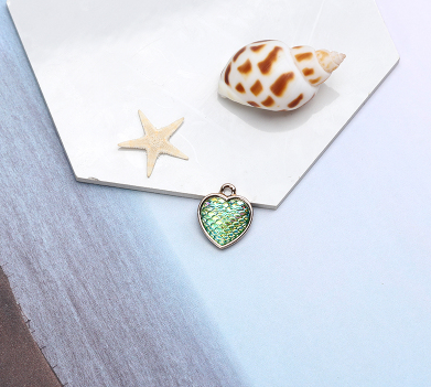 Style: 21 - Alloy Drop Oil Marine Series Pendant Handmade Material Pack Ear Stud Earrings Ear clip Ear Accessories DIY Accessories