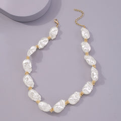 Simple Irregular Pearl Necklace