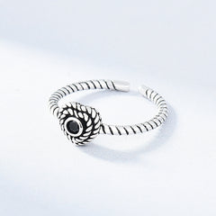Ins Simple Wind Twist Twist Ring Jewelry