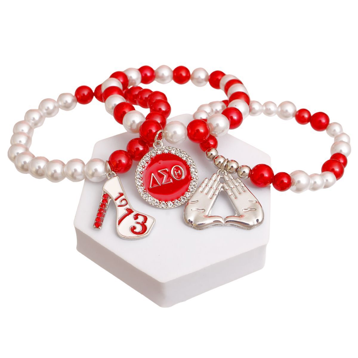 Radiate with Elegance: ???  DST Pearl Bracelet Set