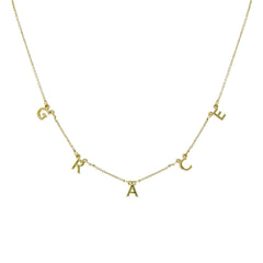 Grace Gold Station Necklace