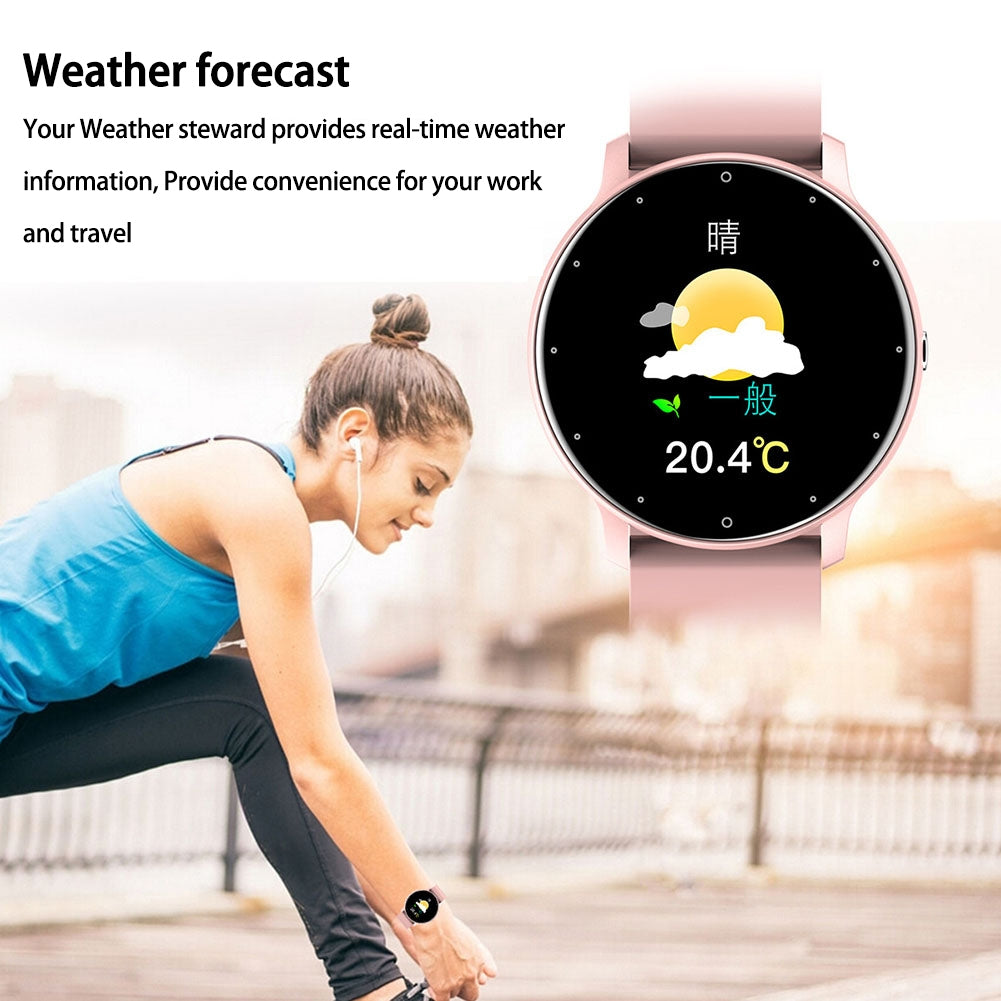 1.28 Inch Zl02 Smart Watch Heart Rate Blood Pressure Monitor Sport Running Watch Compatible for Android iOS King Kong