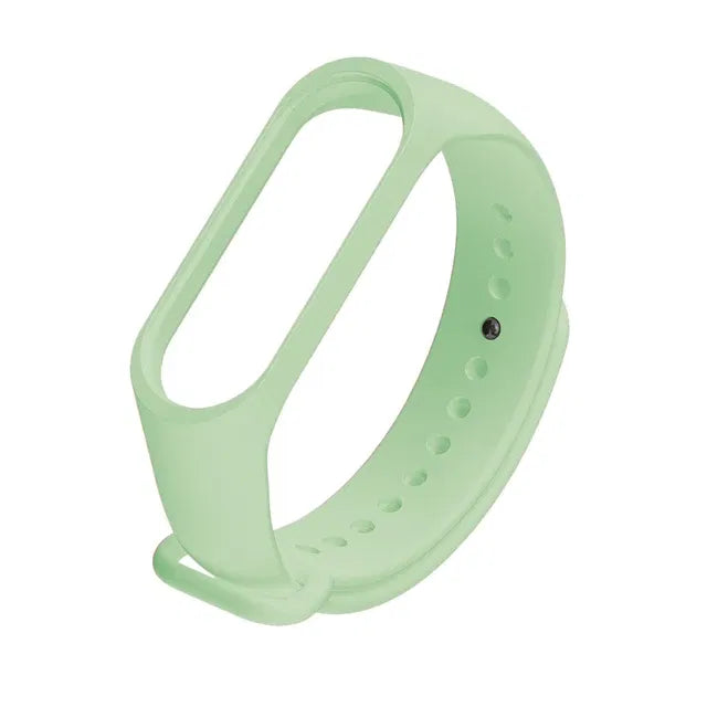 Band Color: Smokey Mauve, Size: XL - Watch Strap for Xiaomi Mi Band 7 6 5 3 4 Wristband Silicone Bracelet Wrist Straps MiBand 3/4 Band5 Band6 Smartwatch Accessories