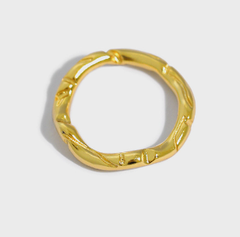 Simple Irregular Wave New 925 Sterling Silver Ring