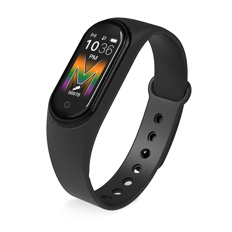 M5 Smart Sports Bracelet Band Sport Watch Vzheart Rate Blood Pressure Oxygen Monitoring Call Reminder Fitness Bracelet purple