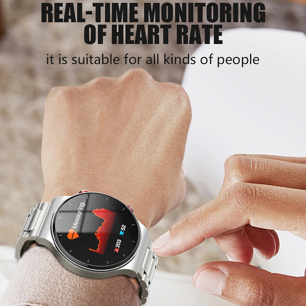 ZEBLAZE I19 Smart Watch Bluetooth Call Music Playback Photo Bracelet Sports Smartwatch Black Steel