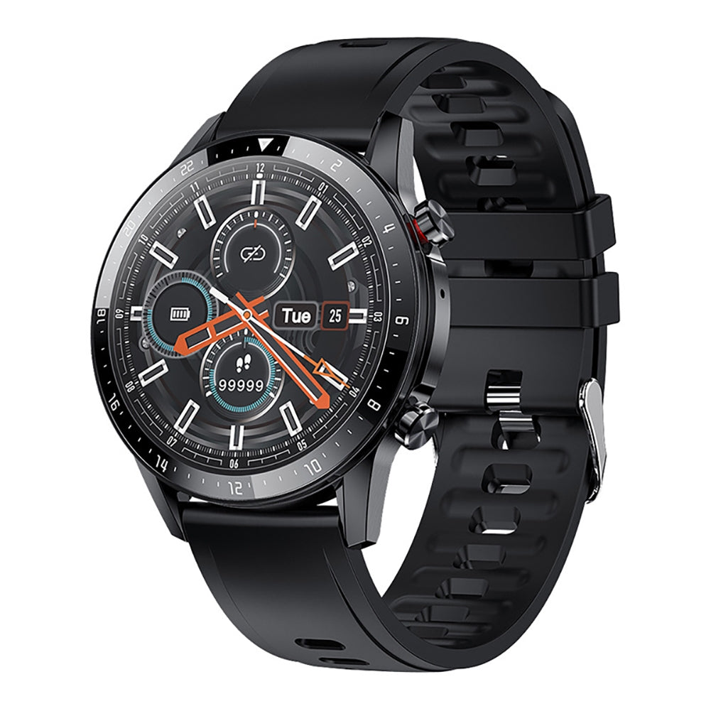 Men Smart Watch Bluetooth Music Call Phone Heart Rate Monitor Fitness Smartwatch for Huawei Android IOS Pk Gt2 Silver