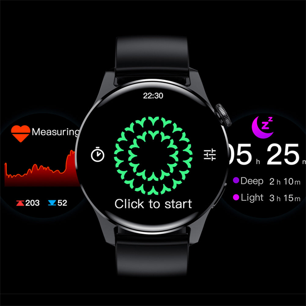 I29 Smart Bracelet Heart Rate Blood Pressure Oxygen Monitor Music Control Bluetooth Call Sports Smartwatch Black