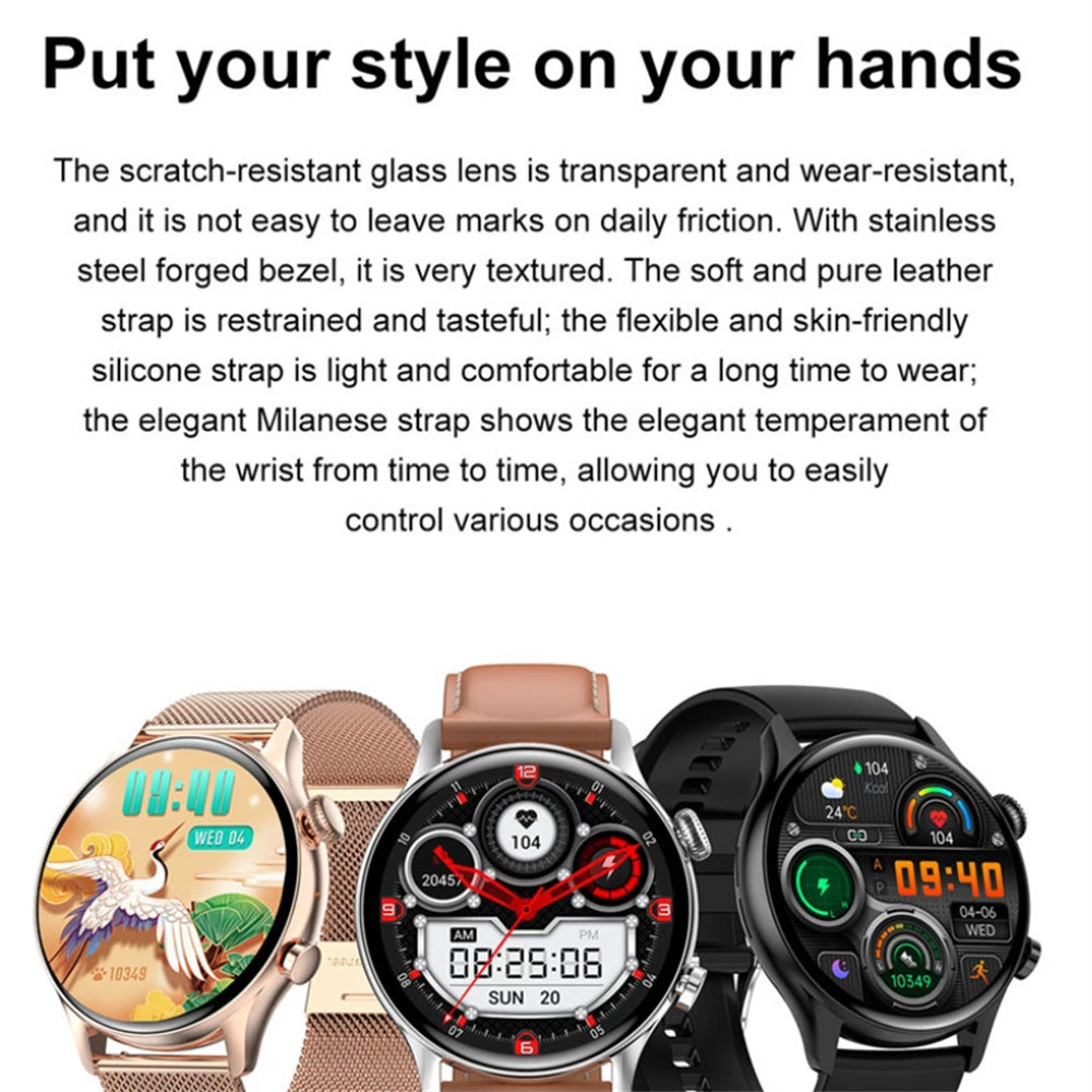 Hk8pro Smart Watch 1.36-inch Amoled Screen Bluetooth Calling Voice Control Bracelet IP68 Waterproof