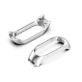 Smart Watch Frame Metal Protective Cover Frame Replacement Accessories Compatible For Mi Band 7 / 7nfc silver