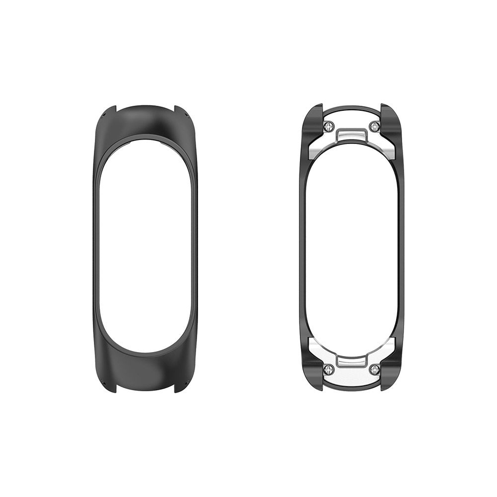Smart Watch Frame Metal Protective Cover Frame Replacement Accessories Compatible For Mi Band 7 / 7nfc silver