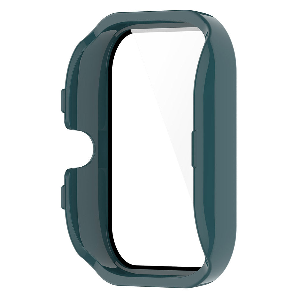 Screen Glass Protector Film Case Compatible For Huami Amazfit Gts4 Mini Smartwatch Full Protective Cover Ink blue