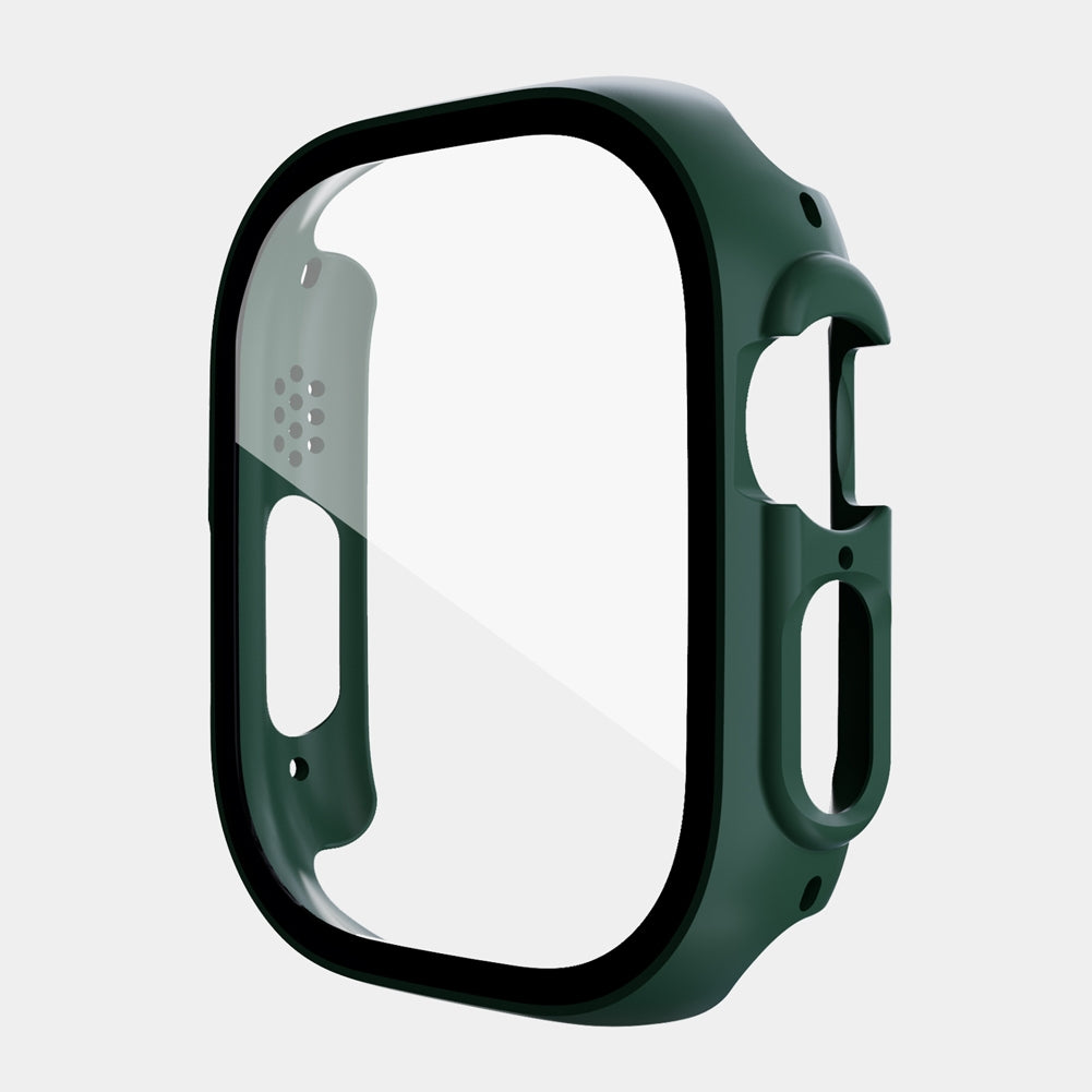 Watch Cover Scratch Proof Protective Case Hollow Frame Screen Protector Compatible For Iwatch Ultra 49mm black