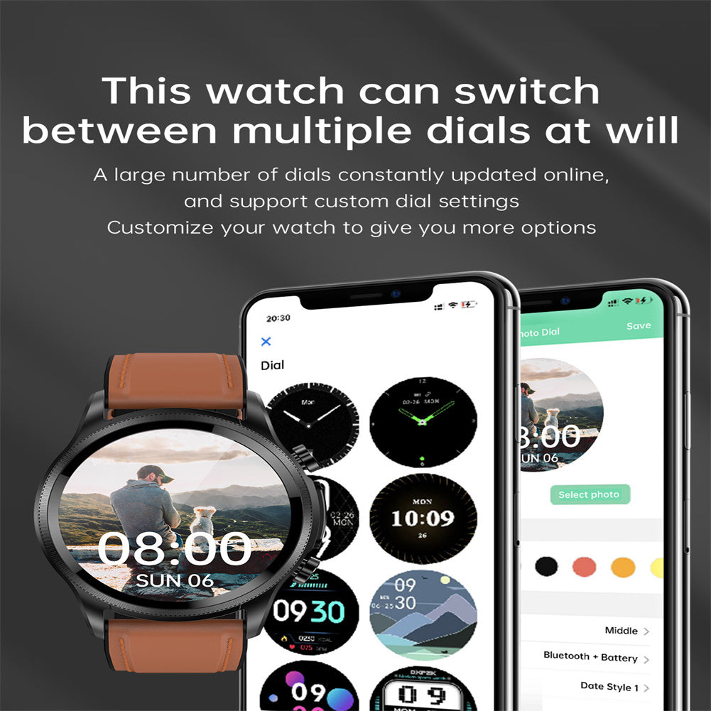 E400 Smart Watch Noninvasive Blood Glucose Ecg Body Temperature Blood Oxygen Monitoring Sport Smartwatch Red