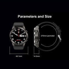 Dm50 Smart Watch Amoled Hd 1.4-inch Large Screen Bluetooth Call Heart Rate Blood Oxygen Monitor Smartwatch Green