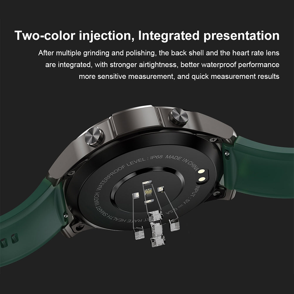Dm50 Smart Watch Amoled Hd 1.4-inch Large Screen Bluetooth Call Heart Rate Blood Oxygen Monitor Smartwatch Green