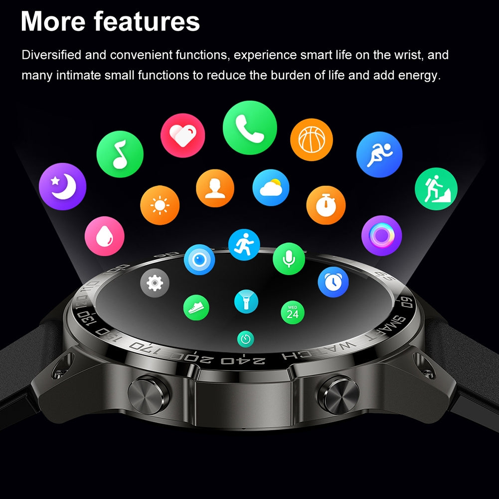 Dm50 Smart Watch Amoled Hd 1.4-inch Large Screen Bluetooth Call Heart Rate Blood Oxygen Monitor Smartwatch Green