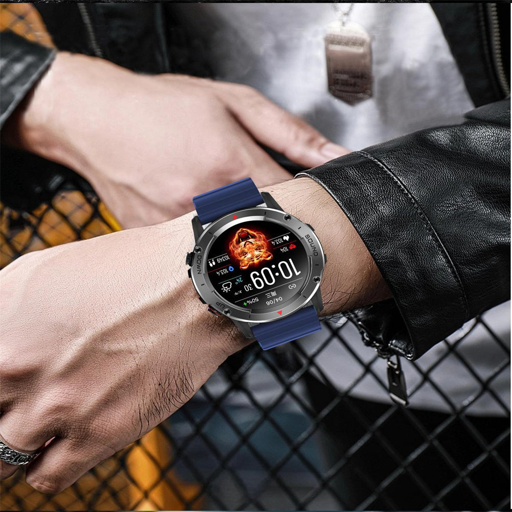 Nx9 Smart Watch Bluetooth Calling 24h Heart Rate Blood Pressure Blood Oxygen Detection Sports Smartwatch Dark Blue
