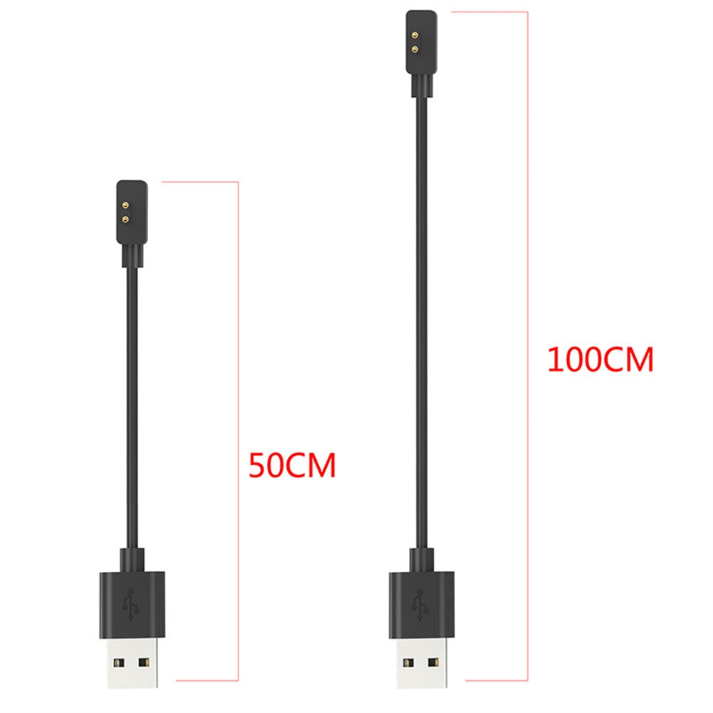 Magnetic Charging Cable Built-in Voltage Regulator Compatible For Redmi Mi Band 7 Pro Smart Watch Charger black 50cm