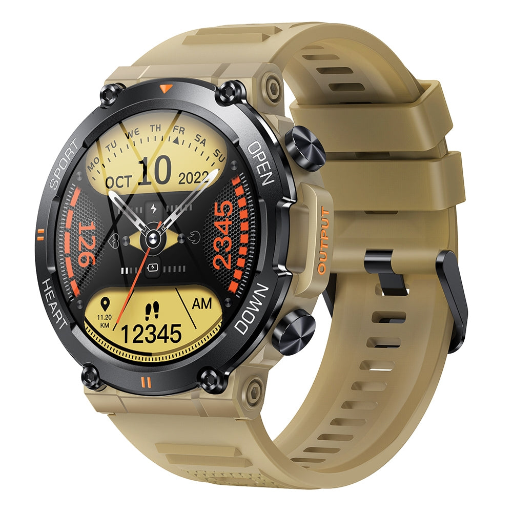 K56pro Smart Watch Bluetooth Call Music Playing Heart Rate Blood Pressure Monitoring Sports Bracelet Black