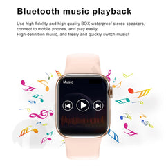 X8 Smart Watch 1.55 Inch Full Touch Screen Bluetooth Heart Rate Monitor Smartwatch for iOS Android Pink