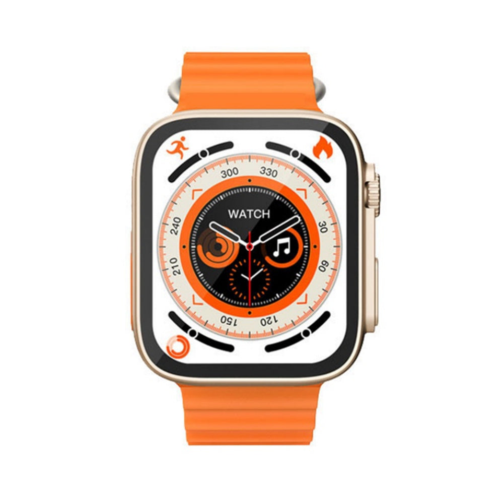 T800 Ultra Series Smart Watch 1.99-Inch Full Touch Screen Bluetooth Call Wireless Charging Watches orange