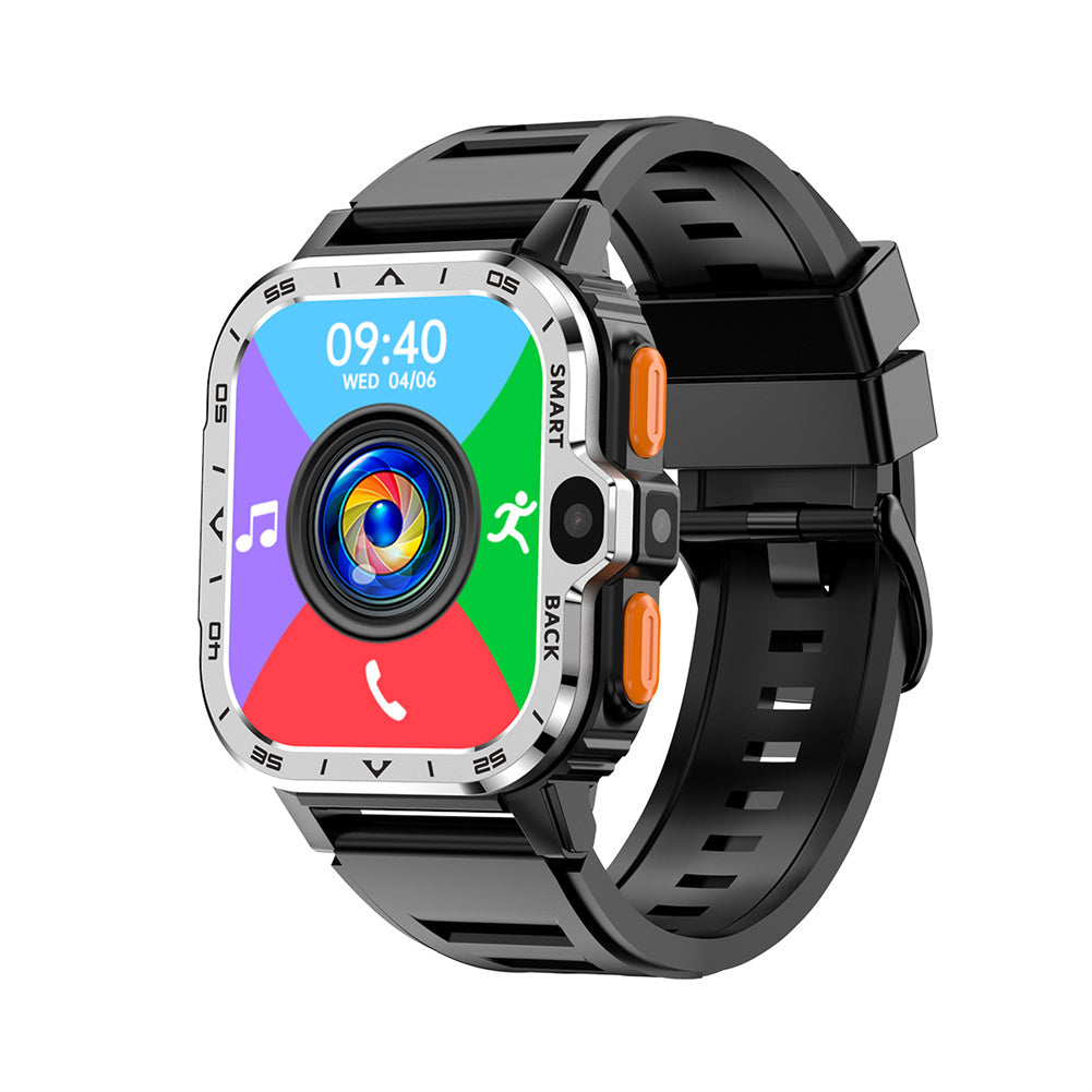 PGD Watch Smart Watch 2.03 Inch Screen Wifi Video Calls Watches for Android Phones with Heart Rate Monitor Black 16gb