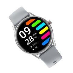 KW06PRO Smart Watch For Men Women 1.28 inch TFT Round 3D Curved Screen 285mAh Battery IP68 Waterproof Fitness Watch silver gray