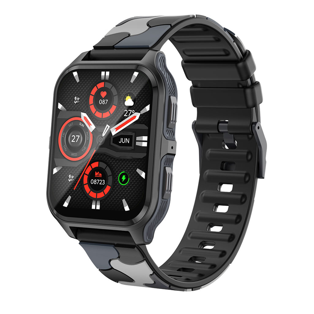 P73 Smart Watch 1.83 Inch Screen Fitness Smartwatch Heart Rate Blood Oxygen Monitor Waterproof Watch Orange