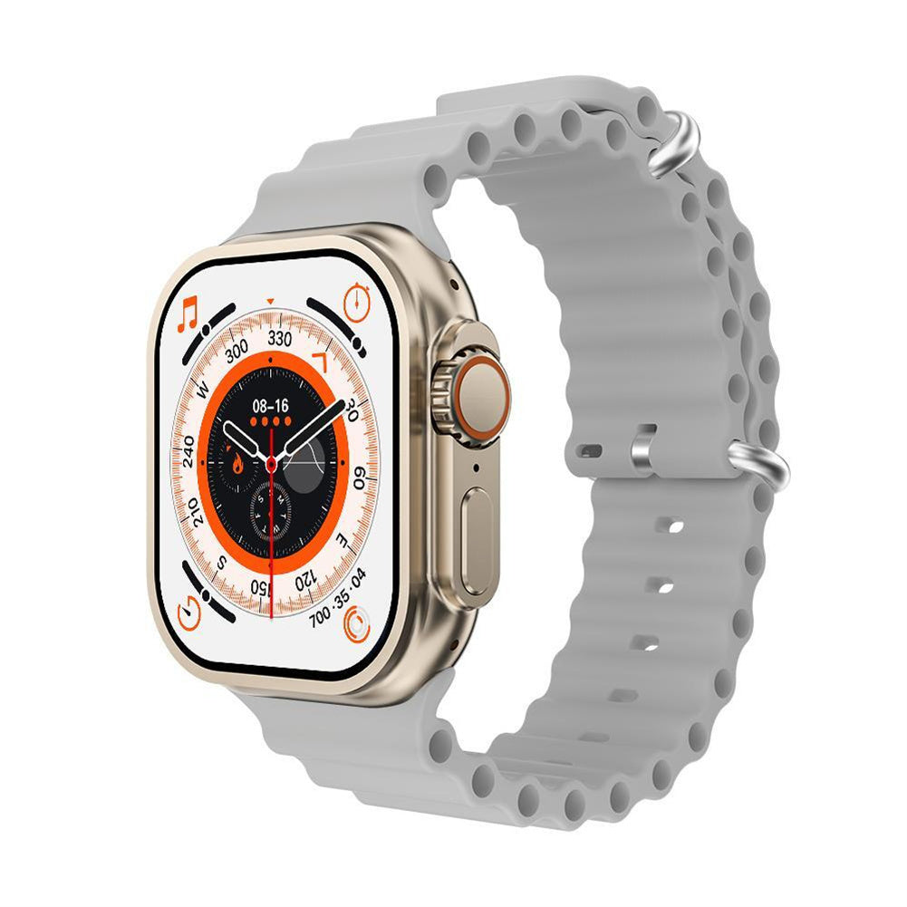 I9 Ultra Max 2.19 Inch Smart Watches Make/Answer Calls Fitness Tracker Heart Rate Blood Oxygen Monitor Watch Yellow