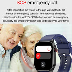 T98 2.04 Inch Smart Watch Blood Oxygen Blood Pressure Heart Rate Sleeping Monitoring for Smart Phones Laptop Pink